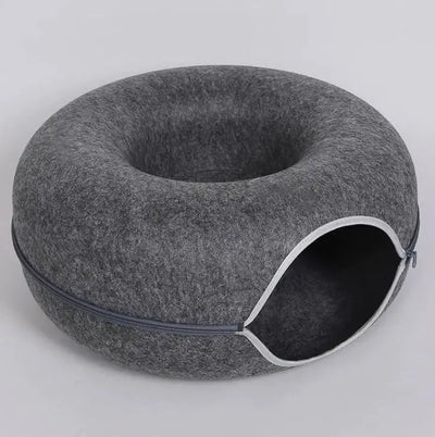 Four Seasons Available Cat Round Felt Pet Nest