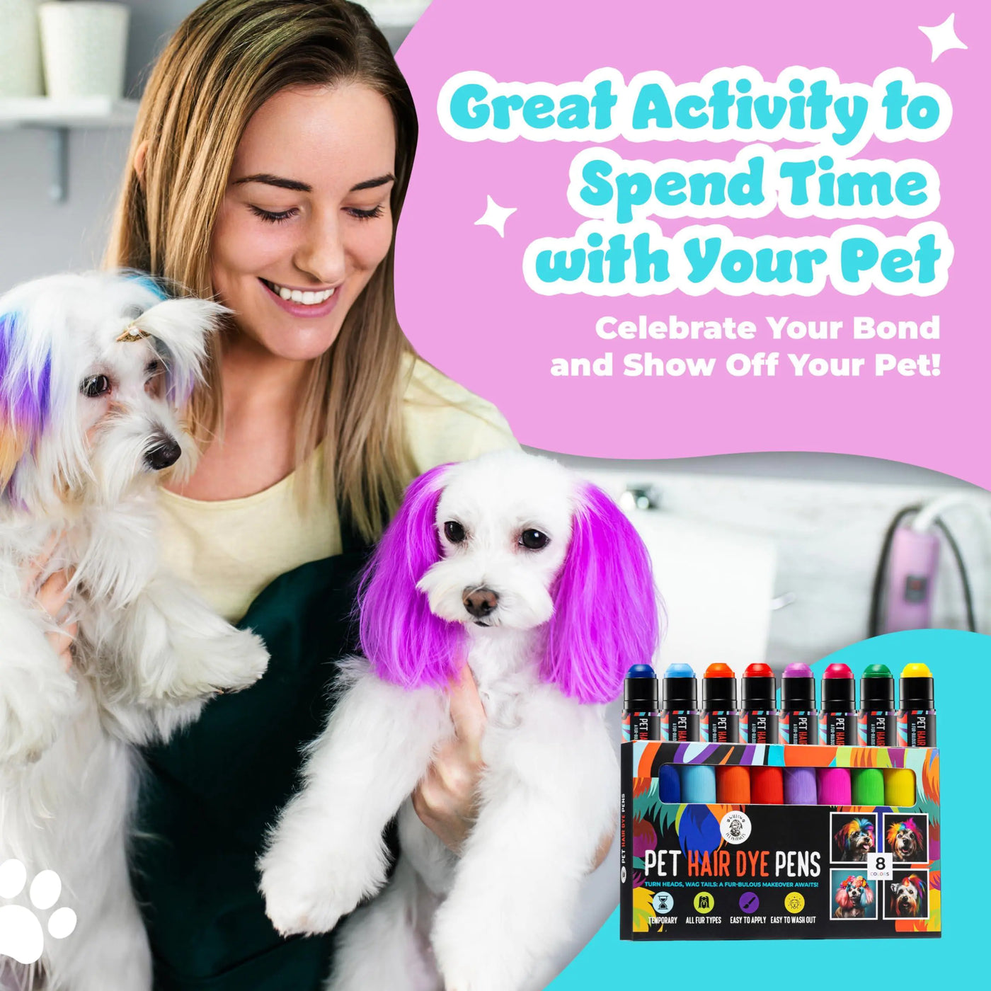 Temporary Pet Hair Paint Pens