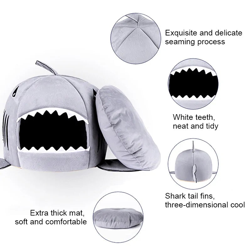 Soft Pet Cushion House: Shark