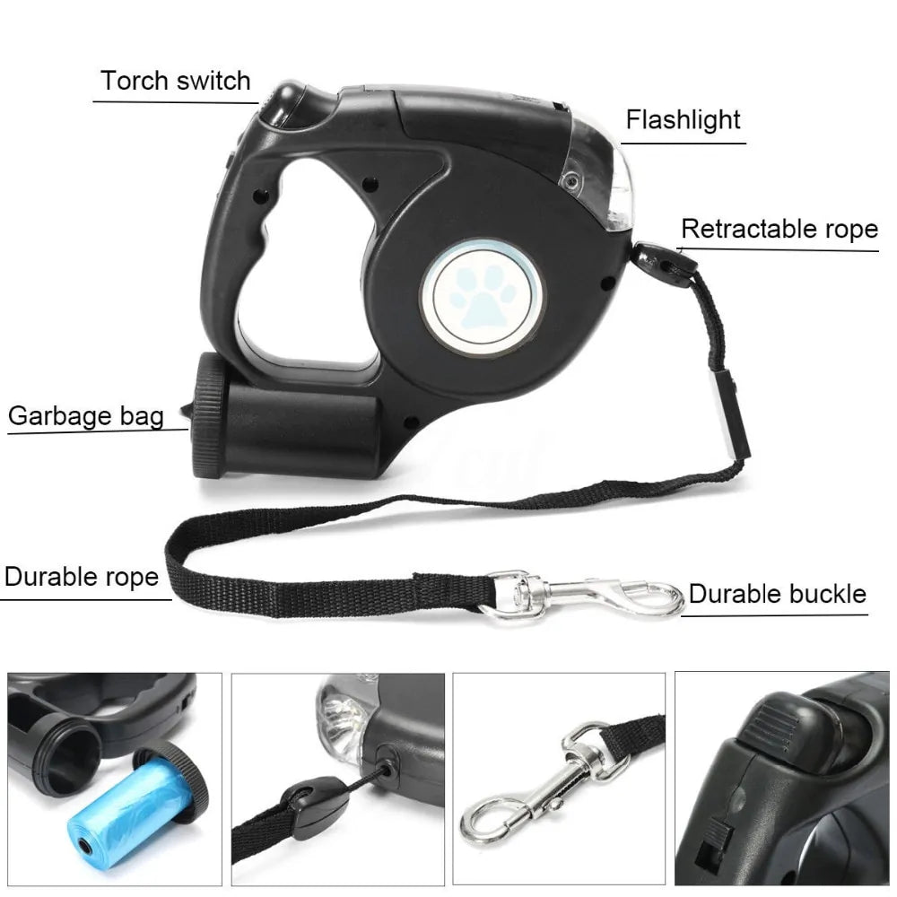 Led Pet Dog Leash Lead