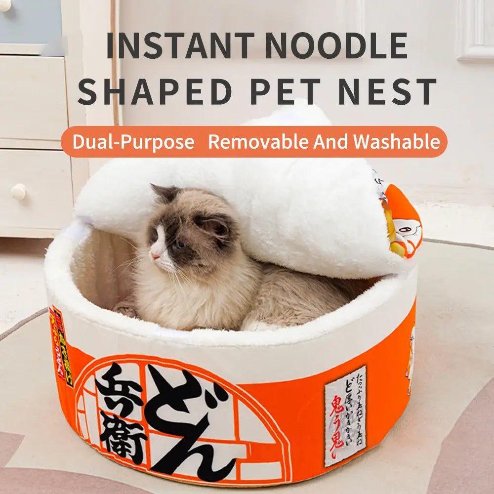 Instant Noodle Warm Pet Bed